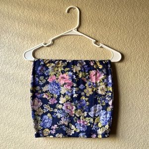 Flower Straight Skirt